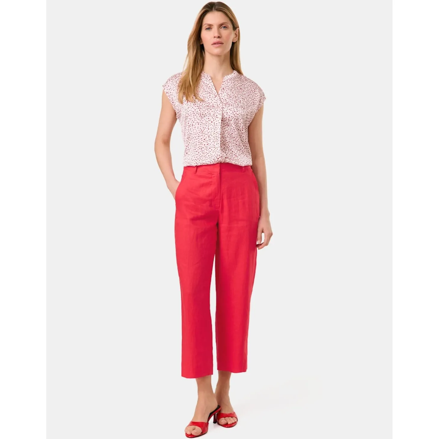 HOSE TUCH VERKUERZT LOOSE FIT