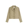 Indoor jacket, collar, long sl