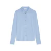 Jersey blouse, long sleeve, co