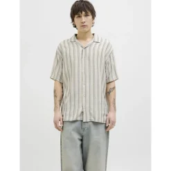 JJEENZO STRIPE RESORT SHIRT SS