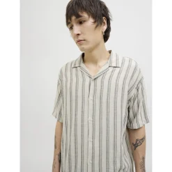 JJEENZO STRIPE RESORT SHIRT SS