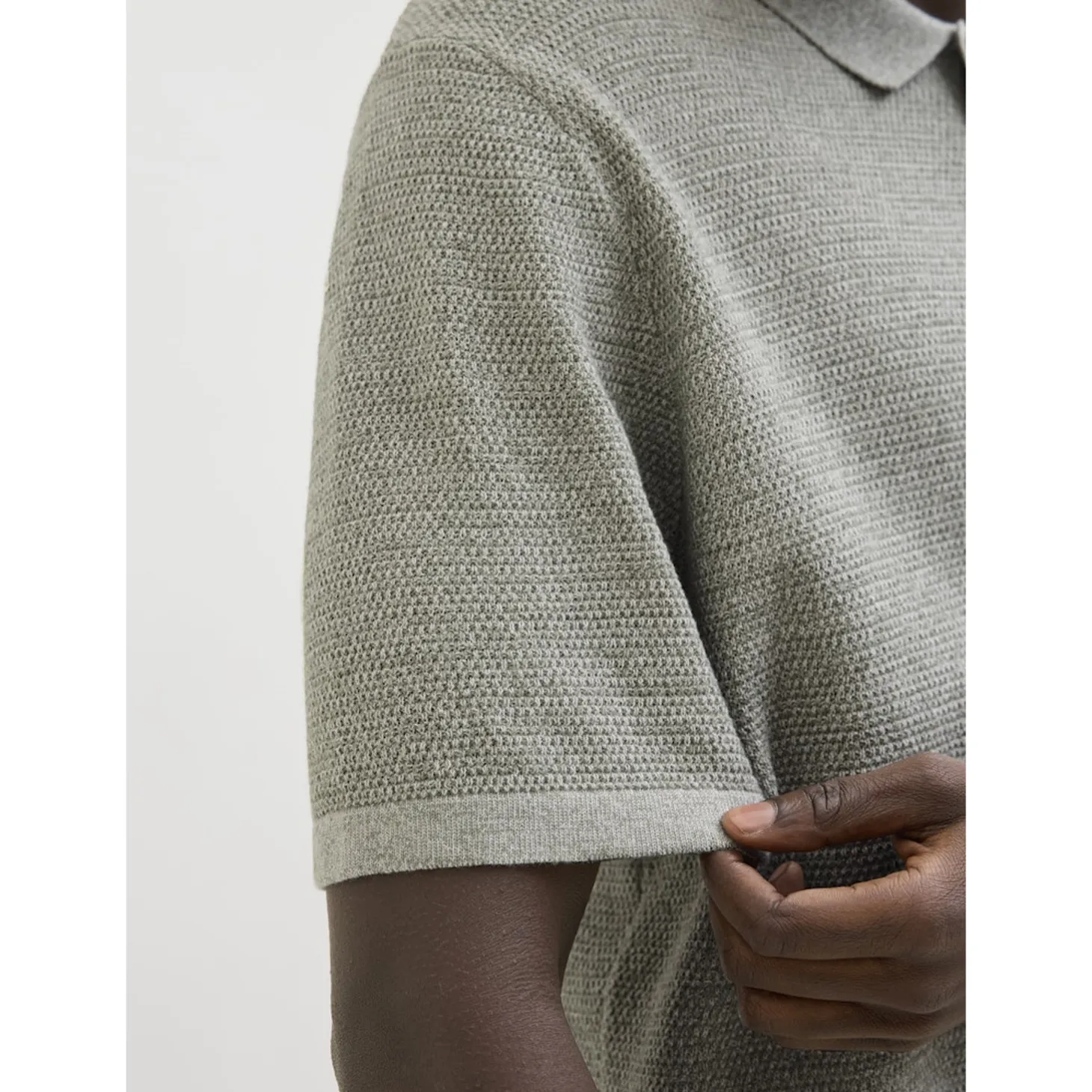 JJEGEORGE KNIT POLO SS SN