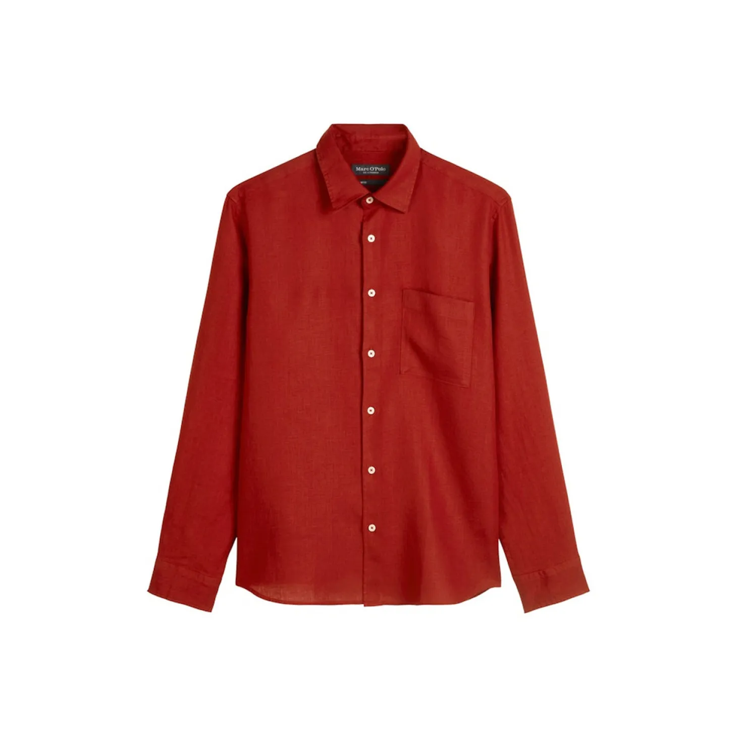 Kent collar, long sleeves, one