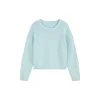 Knit Pullover, Longsleeve, Cre