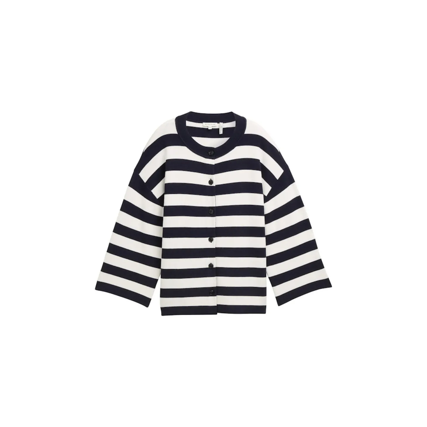 Knit striped cardigan