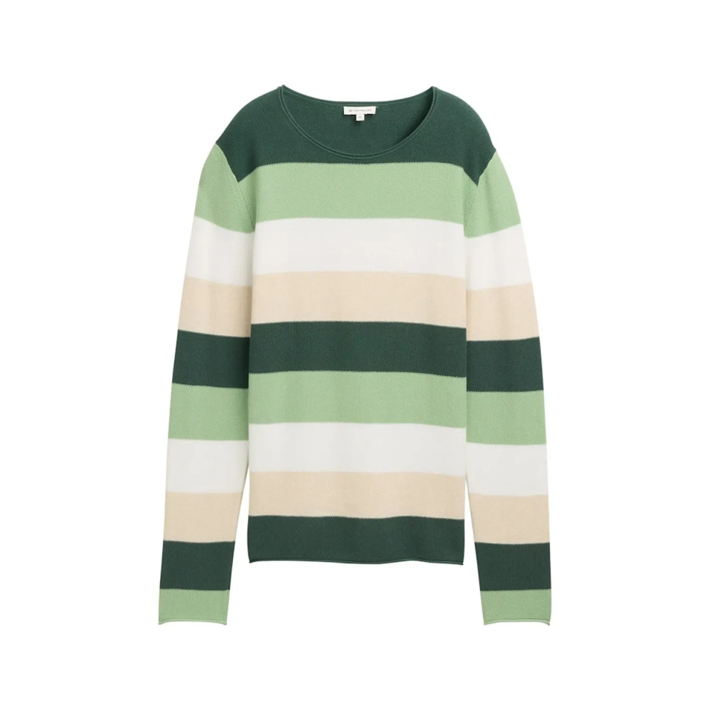 Knit structured striped