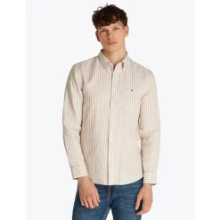 LINEN BLEND BOLD STRIPE