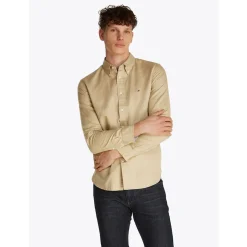 LINEN BLEND SOLID RF SHIRT
