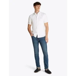 LINEN BLEND SOLID SS RF SHIRT