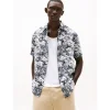 LINEN VACATION PRT SS RF SHIRT