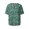 LTD QR Splitneck blouse w turn