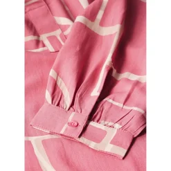 LTD QR Splitneck tunic blouse
