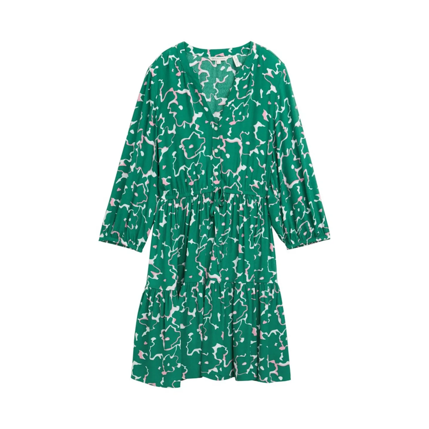 Mini dress with balloon sleeve