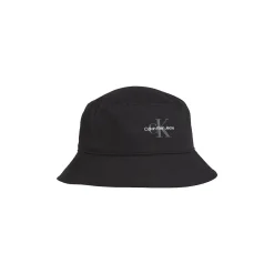 MONO LOGO PRINT BUCKET HAT