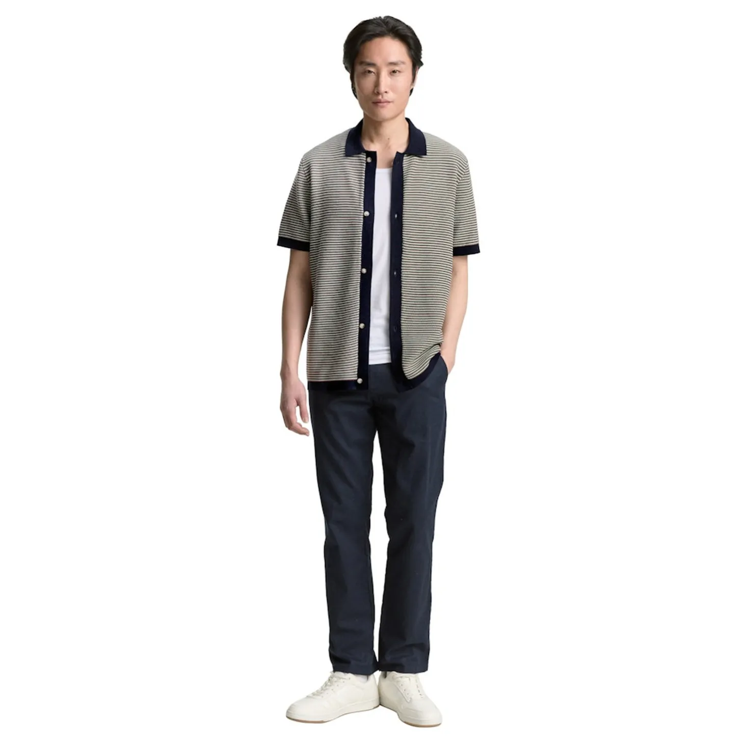 Multicolor knitted shirt