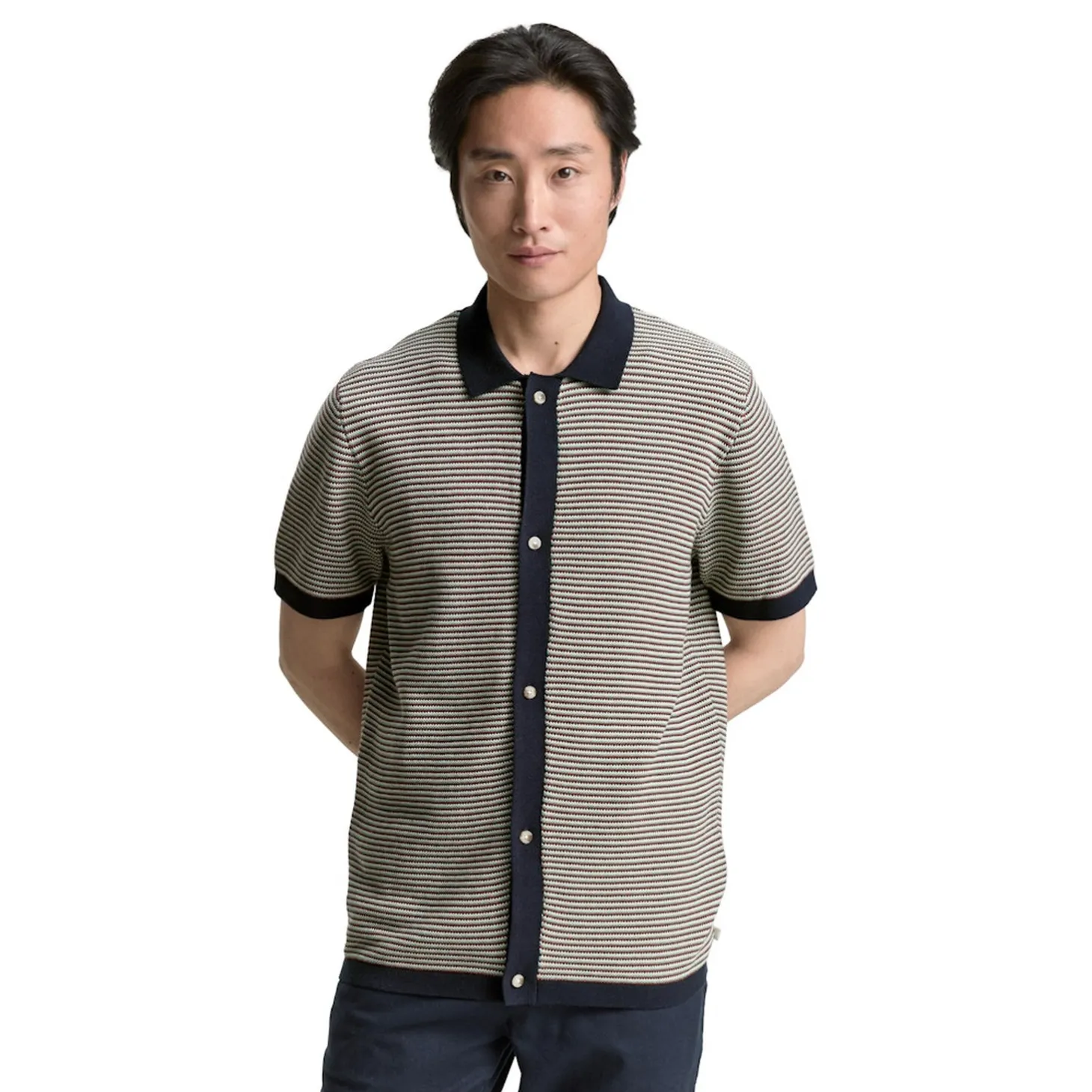 Multicolor knitted shirt