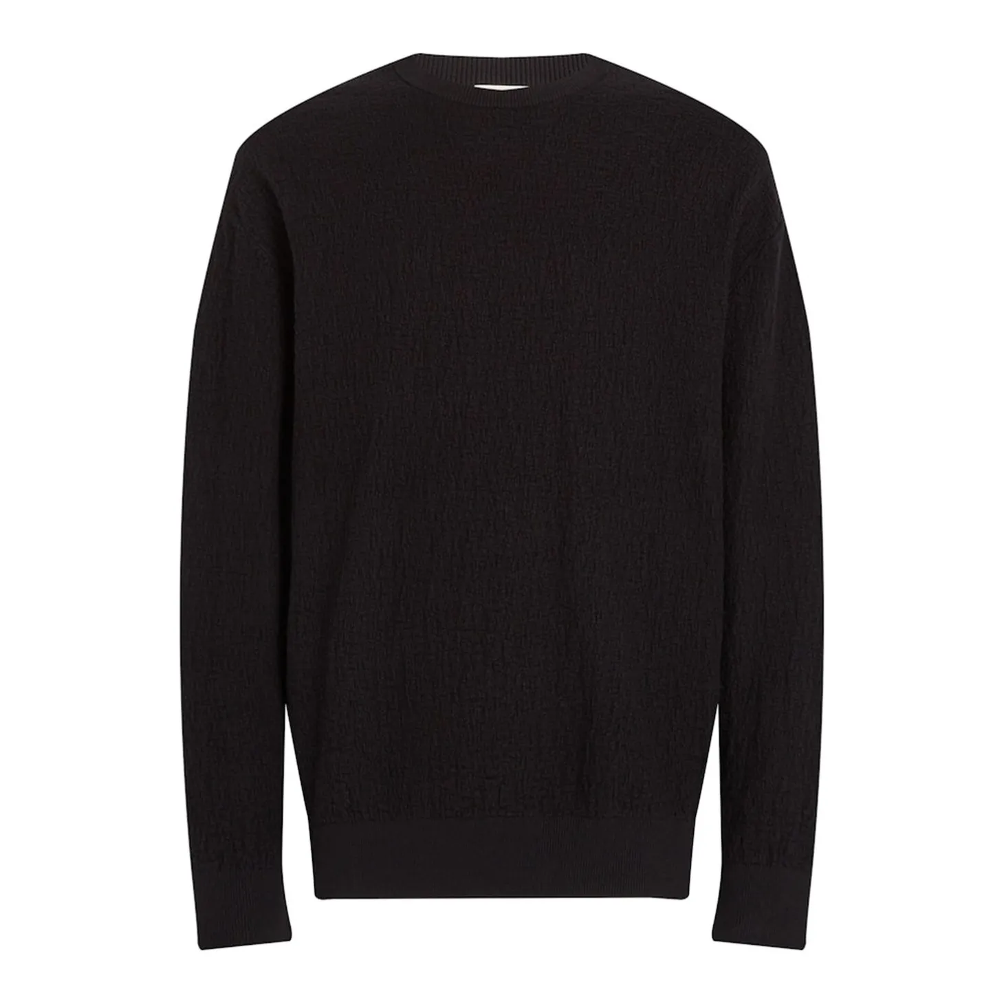 NATURAL TEXTURE JACQUARD SWEAT