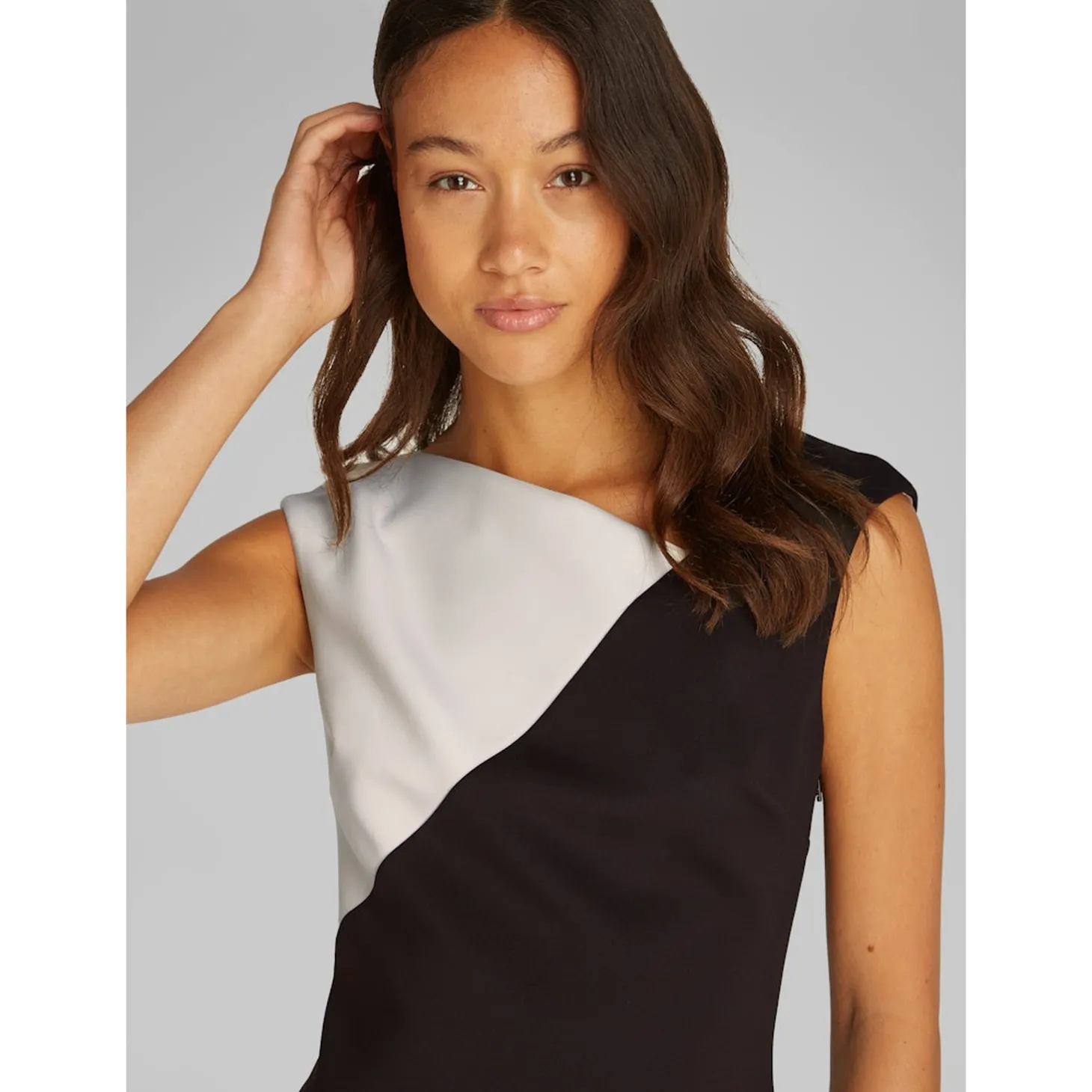NEOPRENE SCUBA COLORBLOCK DRES