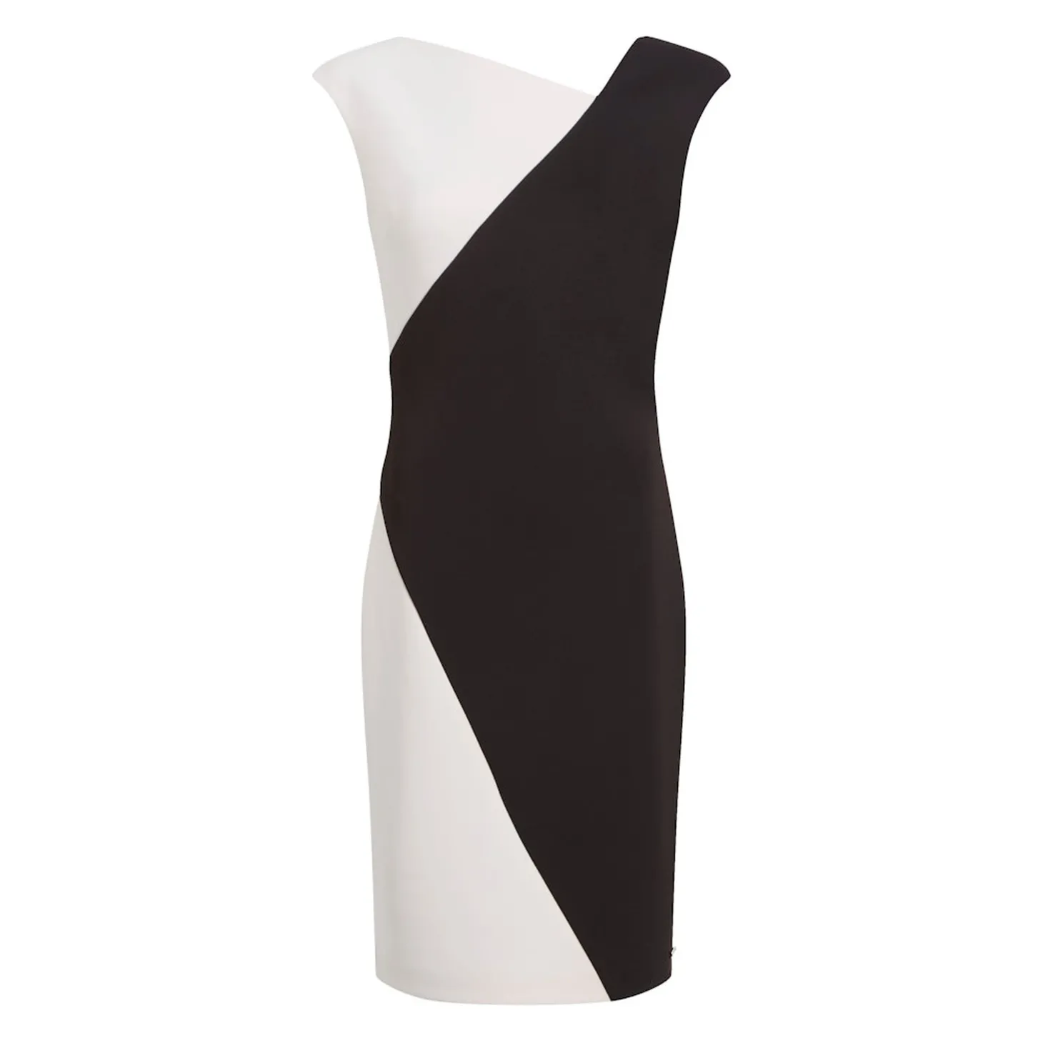 NEOPRENE SCUBA COLORBLOCK DRES