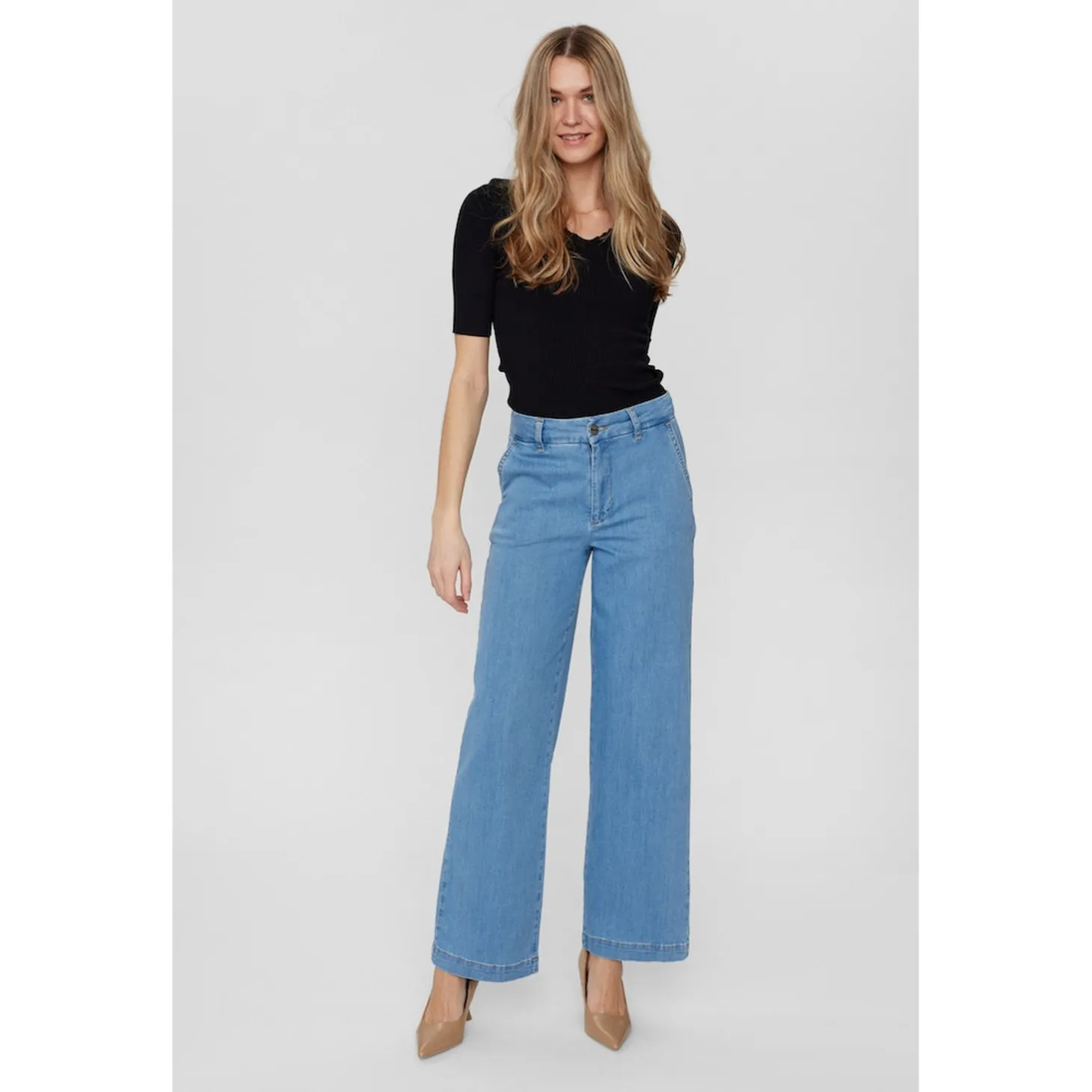 NUAMBER PANTS - LIGHT BLUE