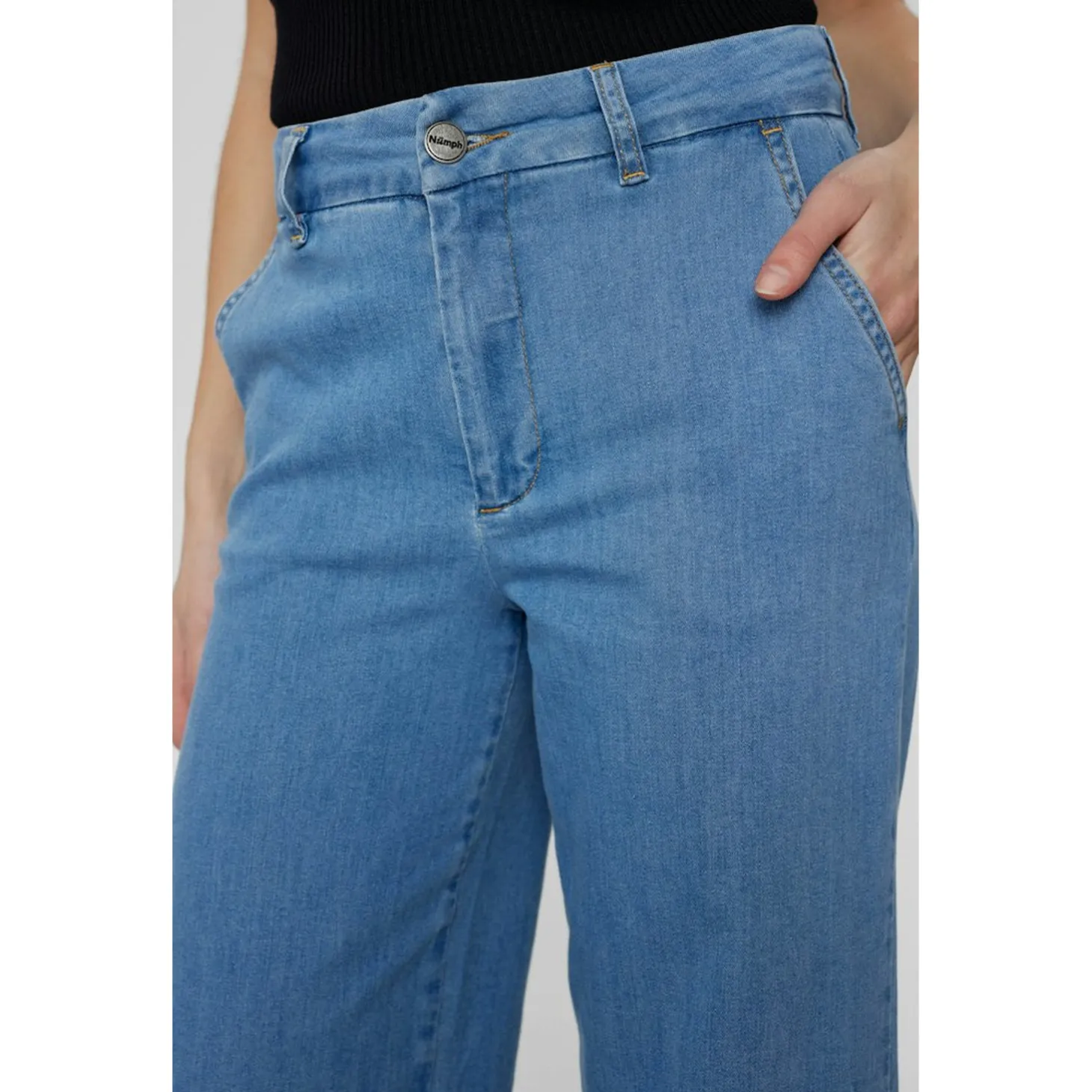 NUAMBER PANTS - LIGHT BLUE