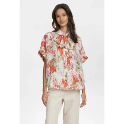 NUVINNIE SS BOW SHIRT