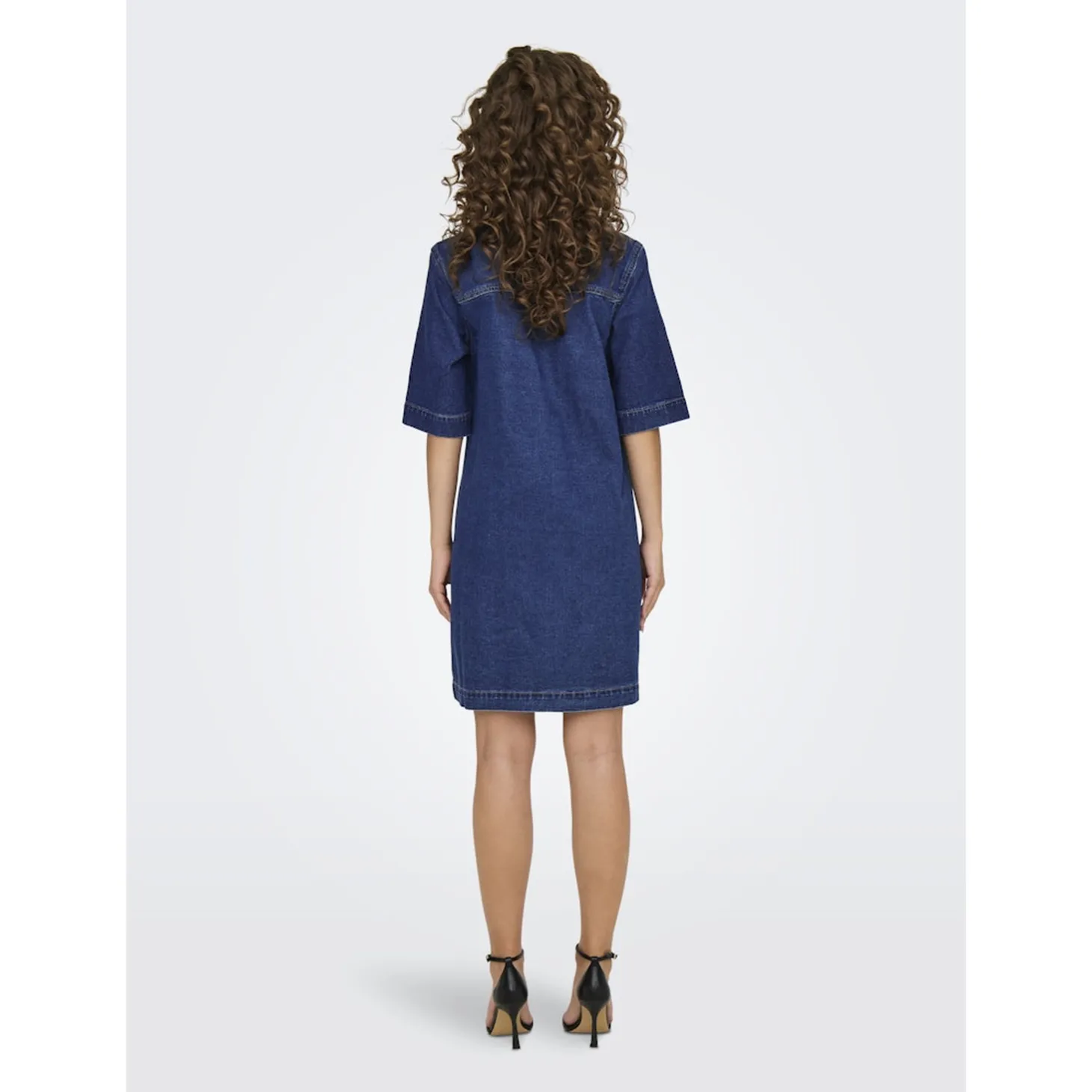 ONLBELLE S/S BUTTON DRESS DNM
