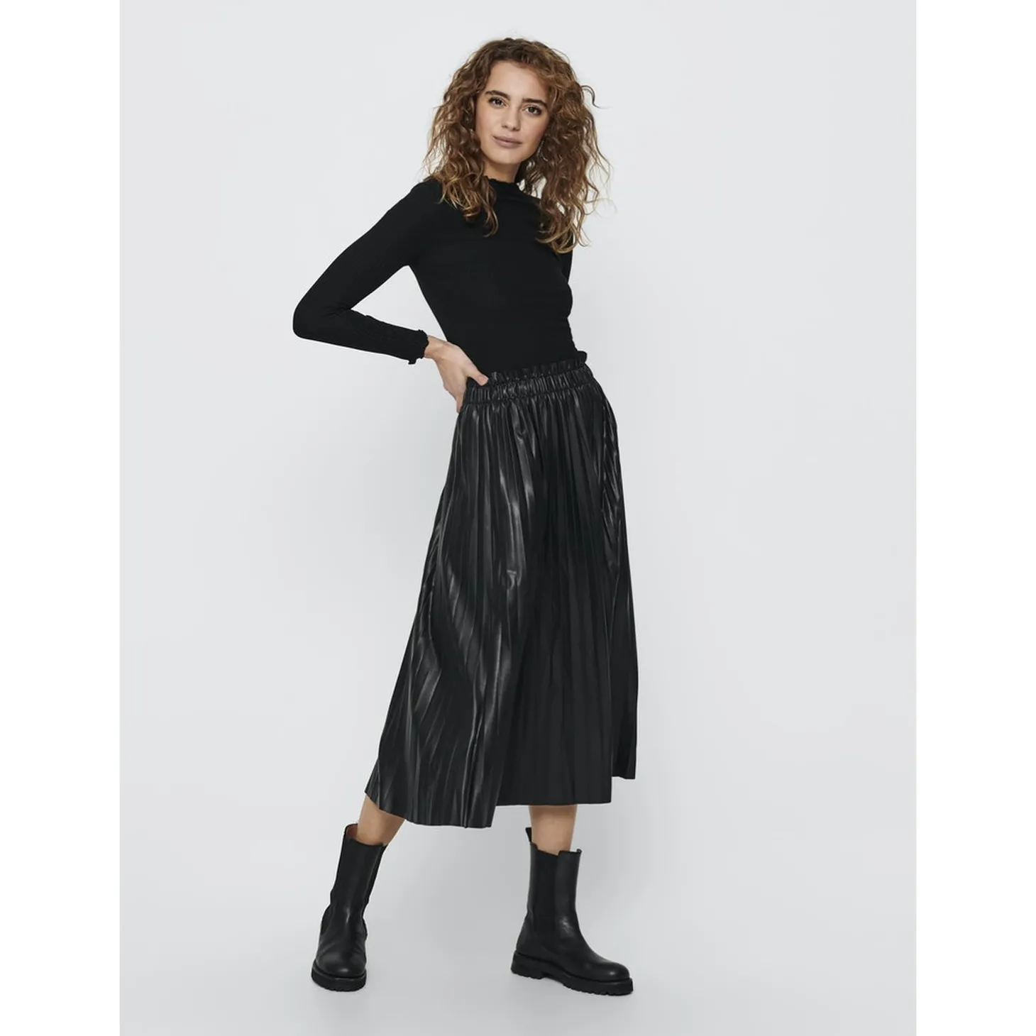 ONLEMMA L/S HIGH NECK TOP NOOS