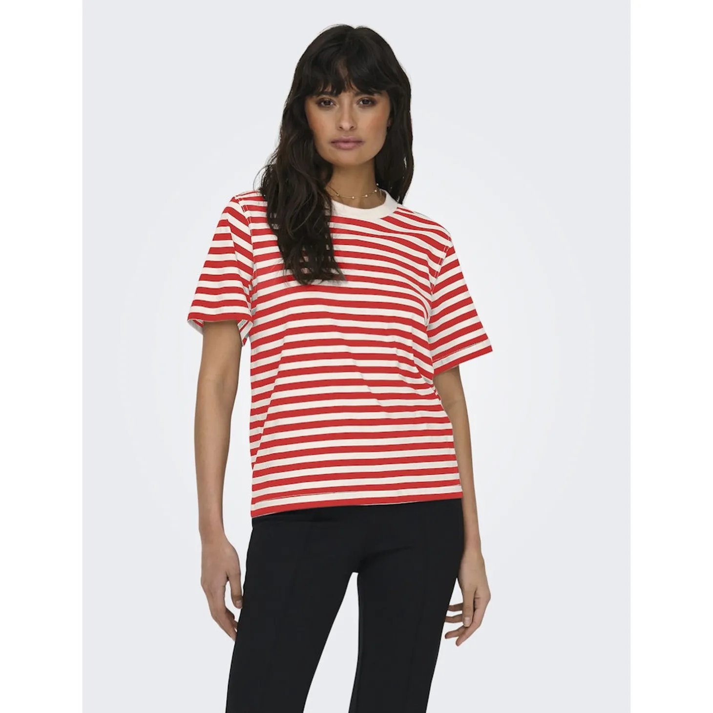 ONLLIVINA S/S STRIPE TEE JRS N