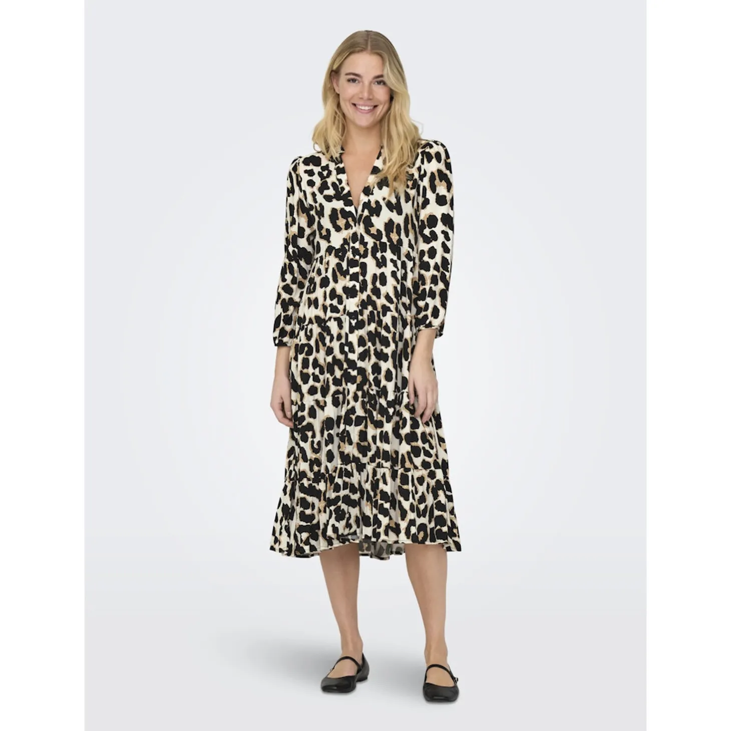 ONLMILANA 7/8 DRESS WVN NOOS