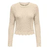 ONLSAGA LIFE LS O-NECK CC KNT