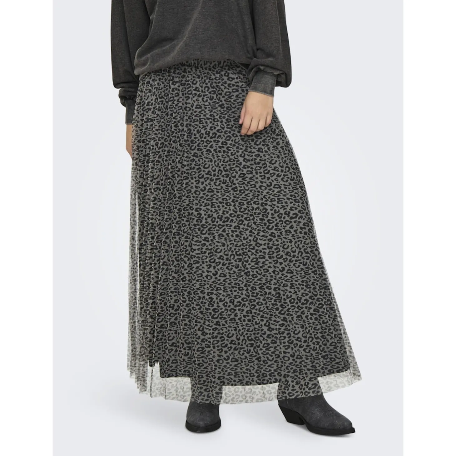 ONLSKY PLISSE AOP SKIRT JRS