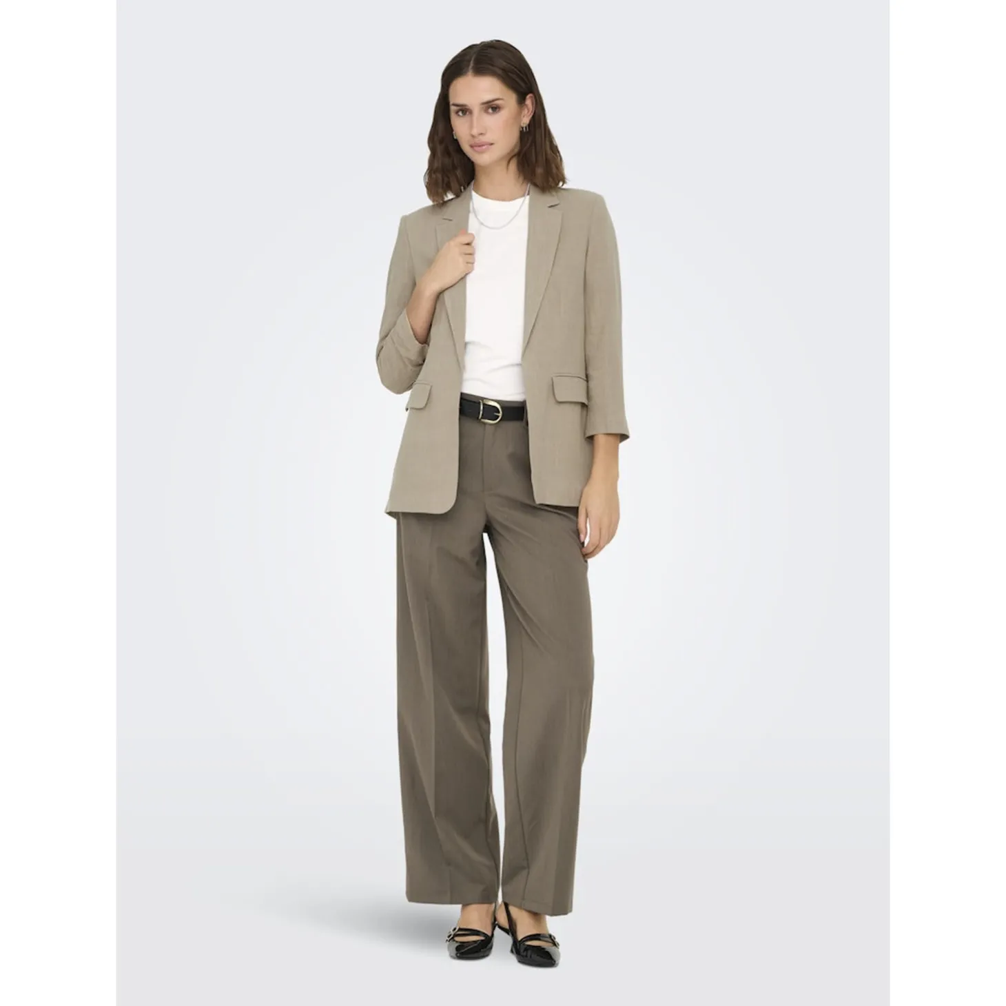 ONLSOLVI LIFE 3/4 LINEN BL BLA