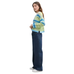 Open knit cardigan