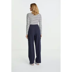 OrganicRibLongsleeveStriped