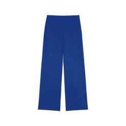 Pants, wide leg, fitted at wai
