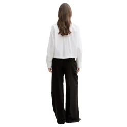 Paperbag wide leg pants