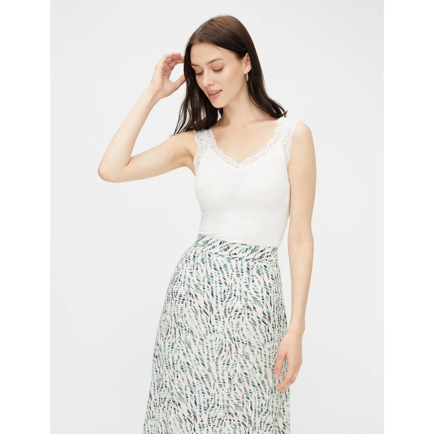 PCBARBERA LACE TOP NOOS