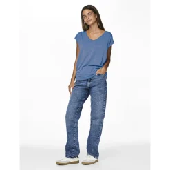 PCBILLO TEE LUREX STRIPES NOOS