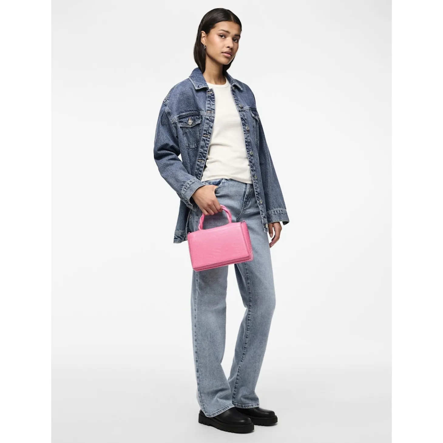PCKELLY MW STRAIGHT JEANS LB30