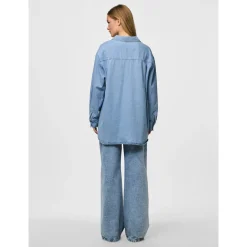 PCMAISIE LS DENIM SHIRT NOOS B