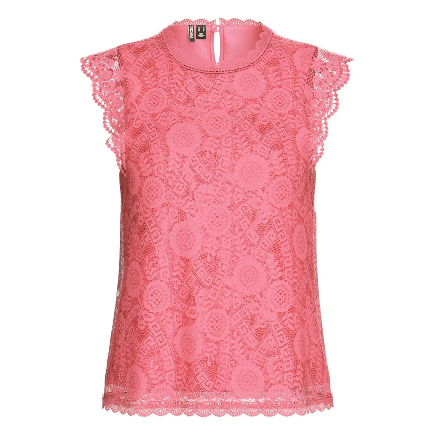 PCOLLINE SL LACE TOP WVN NOOS