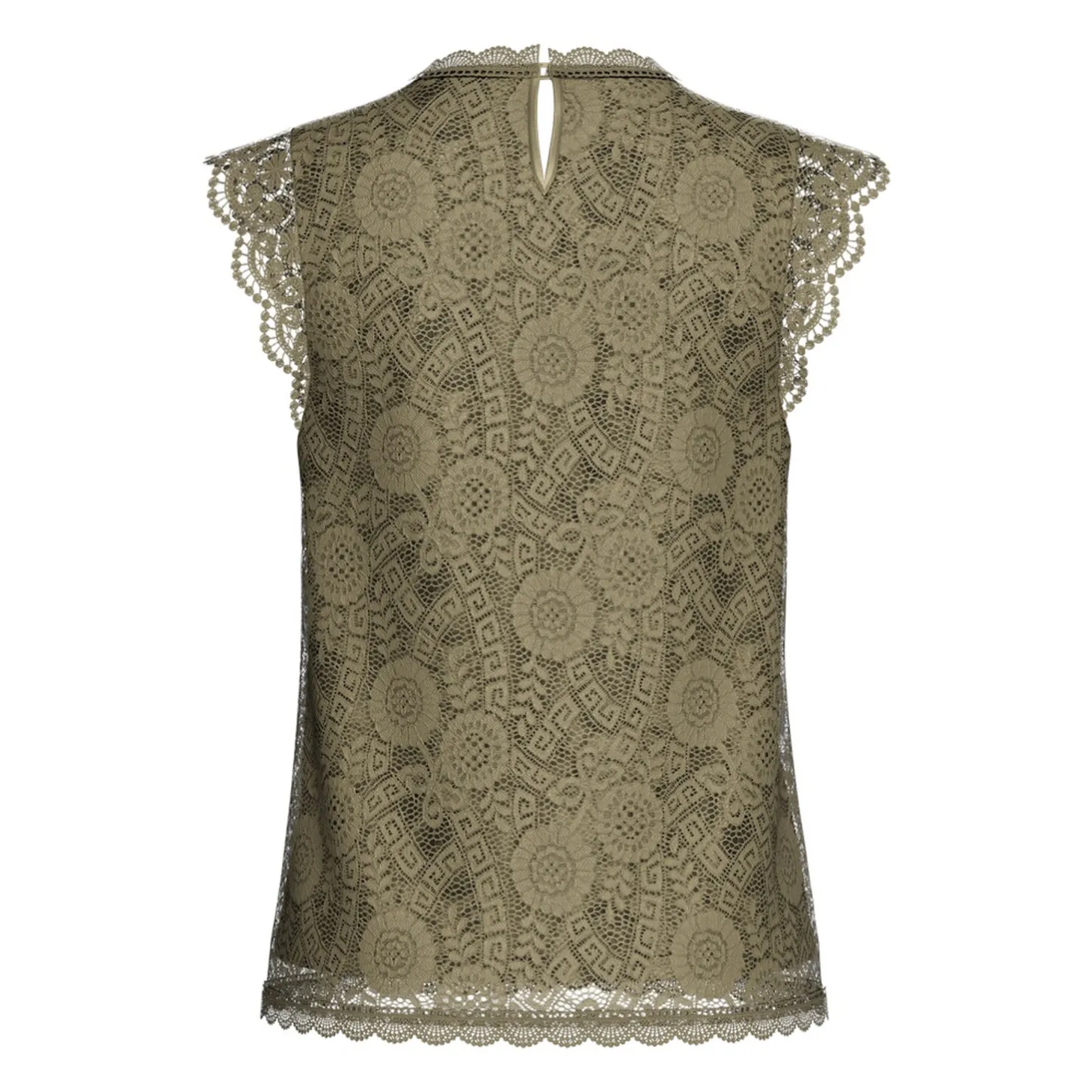 PCOLLINE SL LACE TOP WVN NOOS