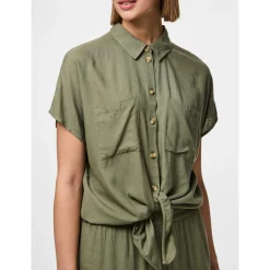 PCPIA SS TIE SHIRT WVN NOOS