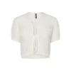 PCTAMA SS CROPPED TIE KNIT CAR