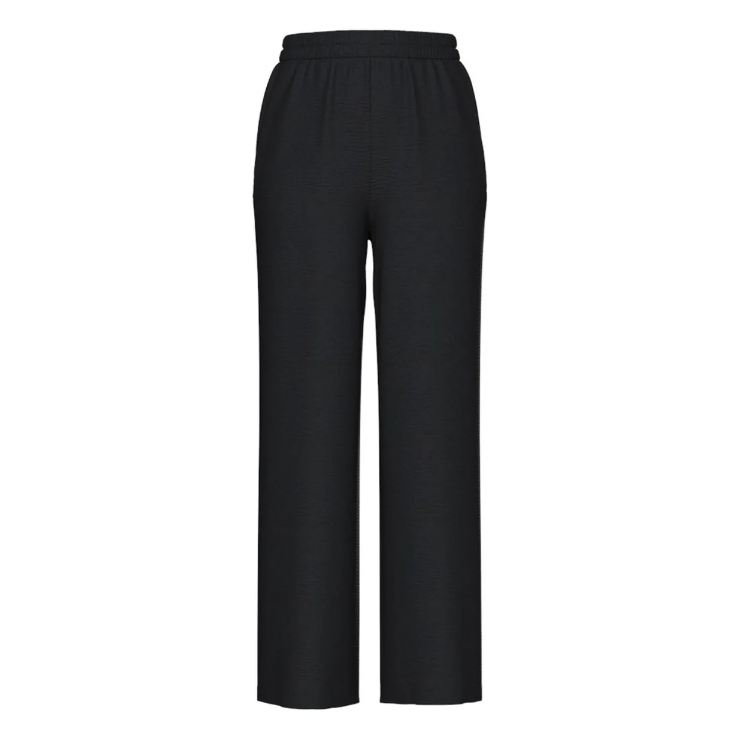 PCTIFFANY HW WIDE PANTS WVN NO