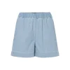 PCTULA MW PULL UP DENIM SHORTS