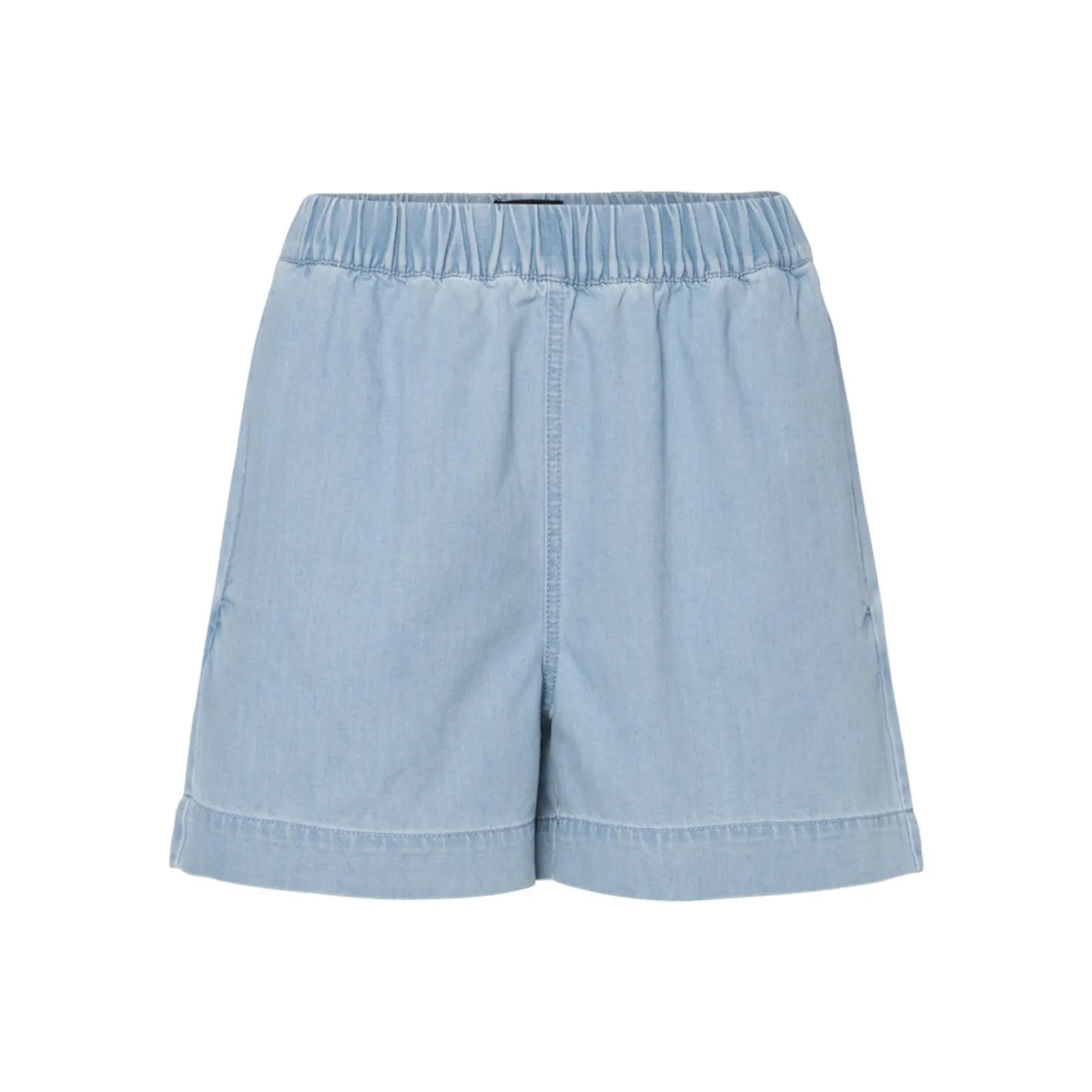 PCTULA MW PULL UP DENIM SHORTS
