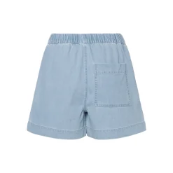 PCTULA MW PULL UP DENIM SHORTS
