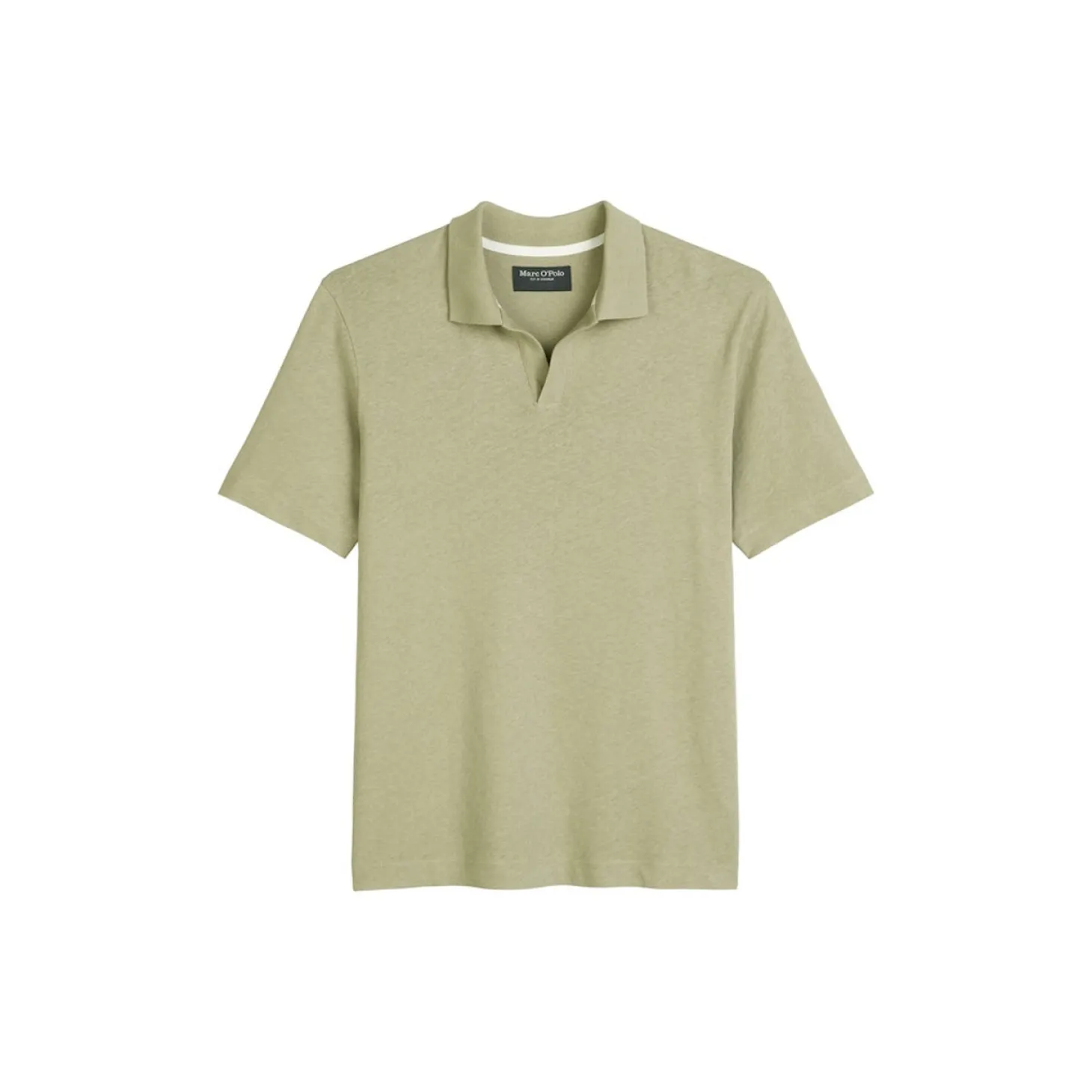 Polo, short sleeve, cotton lin